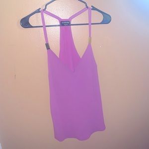 Women’s Bebe medium purple blouse.